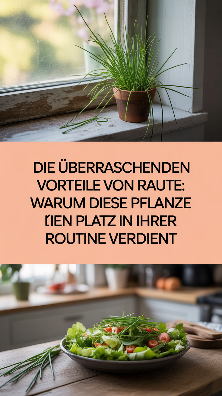 Die überraschenden Vorteile von Raute: Warum diese Pflanze einen Platz in Ihrer Routine verdient