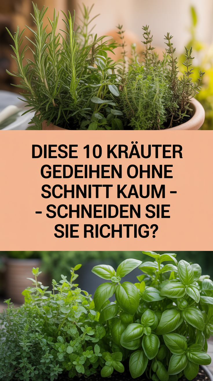 Diese 10 Kräuter gedeihen ohne Schnitt kaum – Schneiden Sie sie richtig?