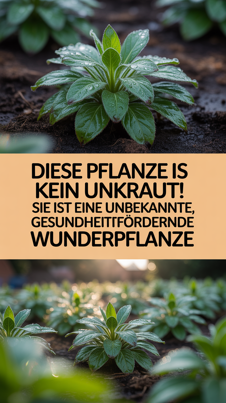 Diese Pflanze ist kein Unkraut! Sie ist eine unbekannte, gesundheitfördernde Wunderpflanze