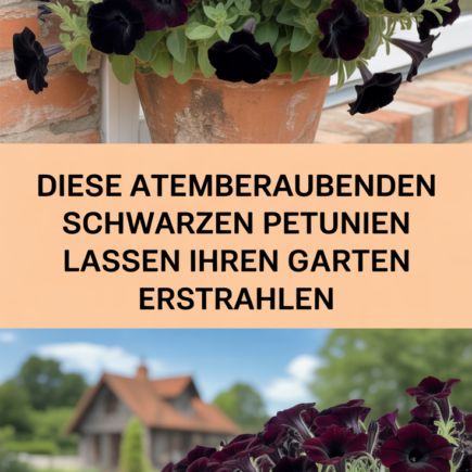 Diese atemberaubenden schwarzen Petunien lassen Ihren Garten erstrahlen