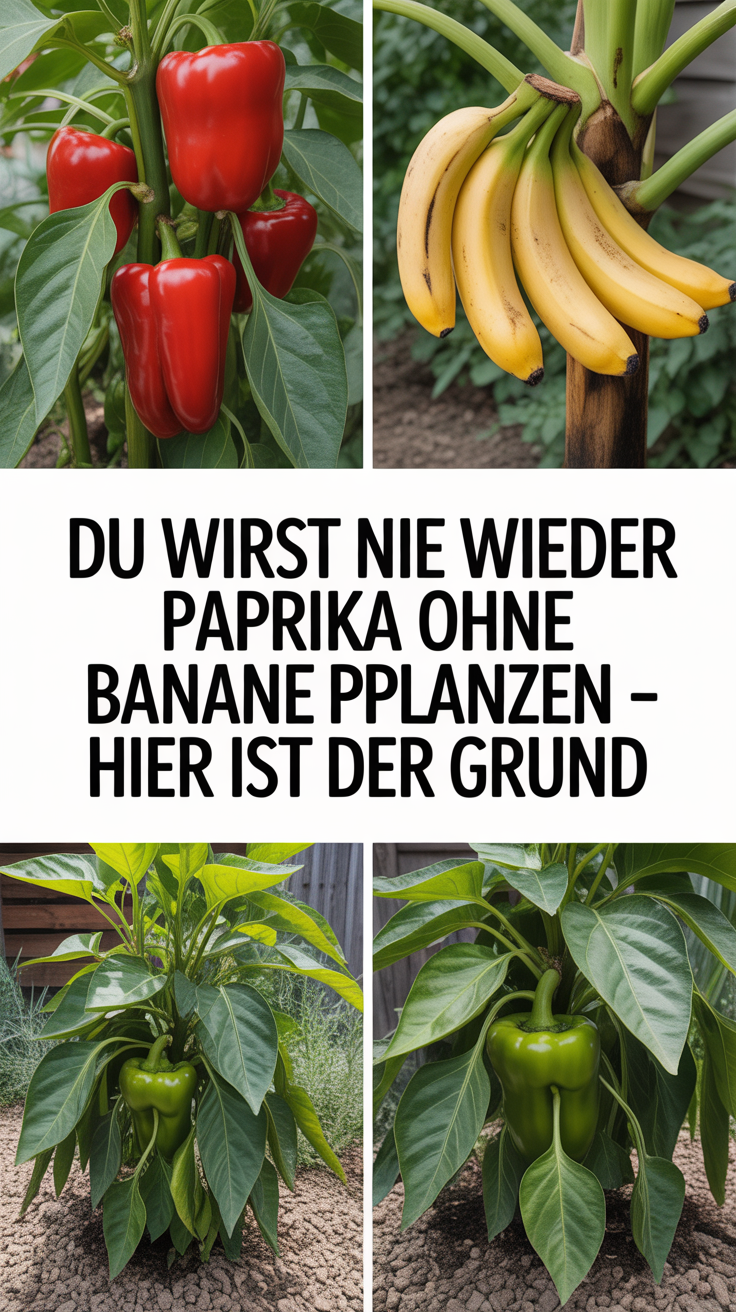Du wirst nie wieder Paprika ohne Banane pflanzen – hier ist der Grund