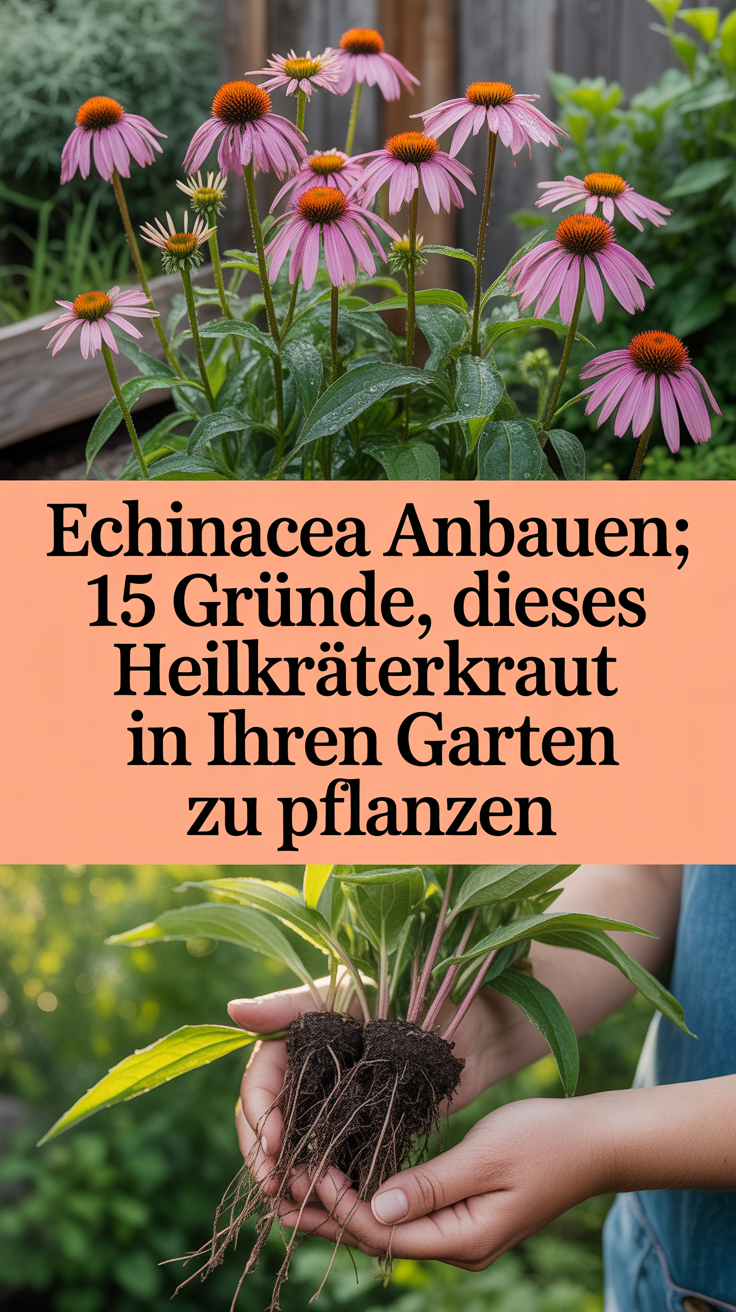 Echinacea anbauen: 15 Gründe, dieses Heilkräuterkraut in Ihren Garten zu pflanzen