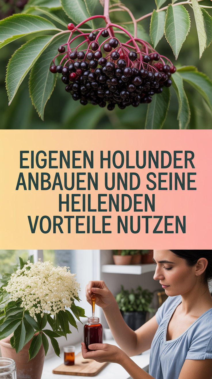 Eigenen Holunder anbauen und seine heilenden Vorteile nutzen