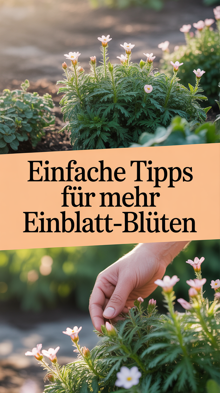 Einfache Tipps für mehr Einblatt-Blüten