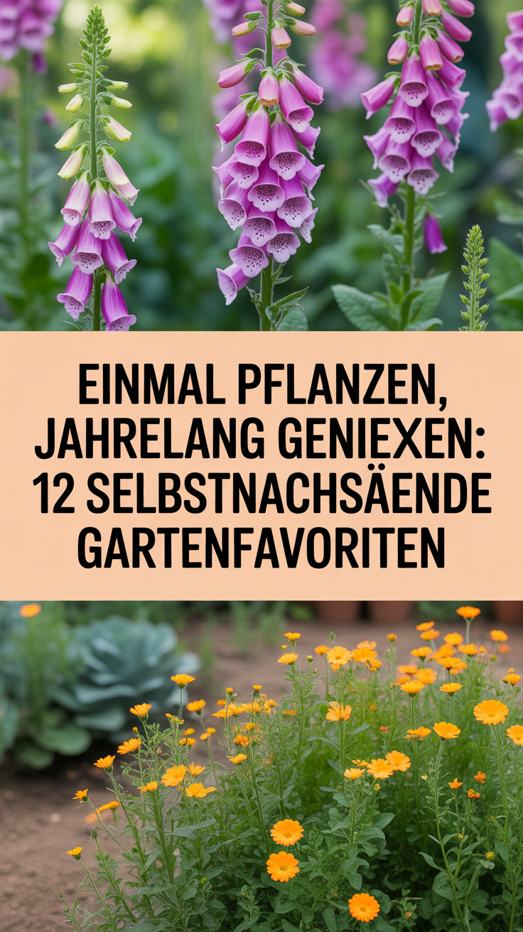 Einmal pflanzen, jahrelang genießen: 12 selbstnachsähende Gartenfavoriten
