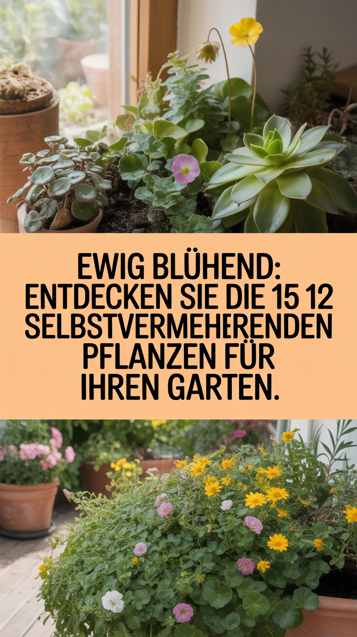Ewig blühend: Entdecken Sie die 15 besten selbstvermehrenden Pflanzen für Ihren Garten