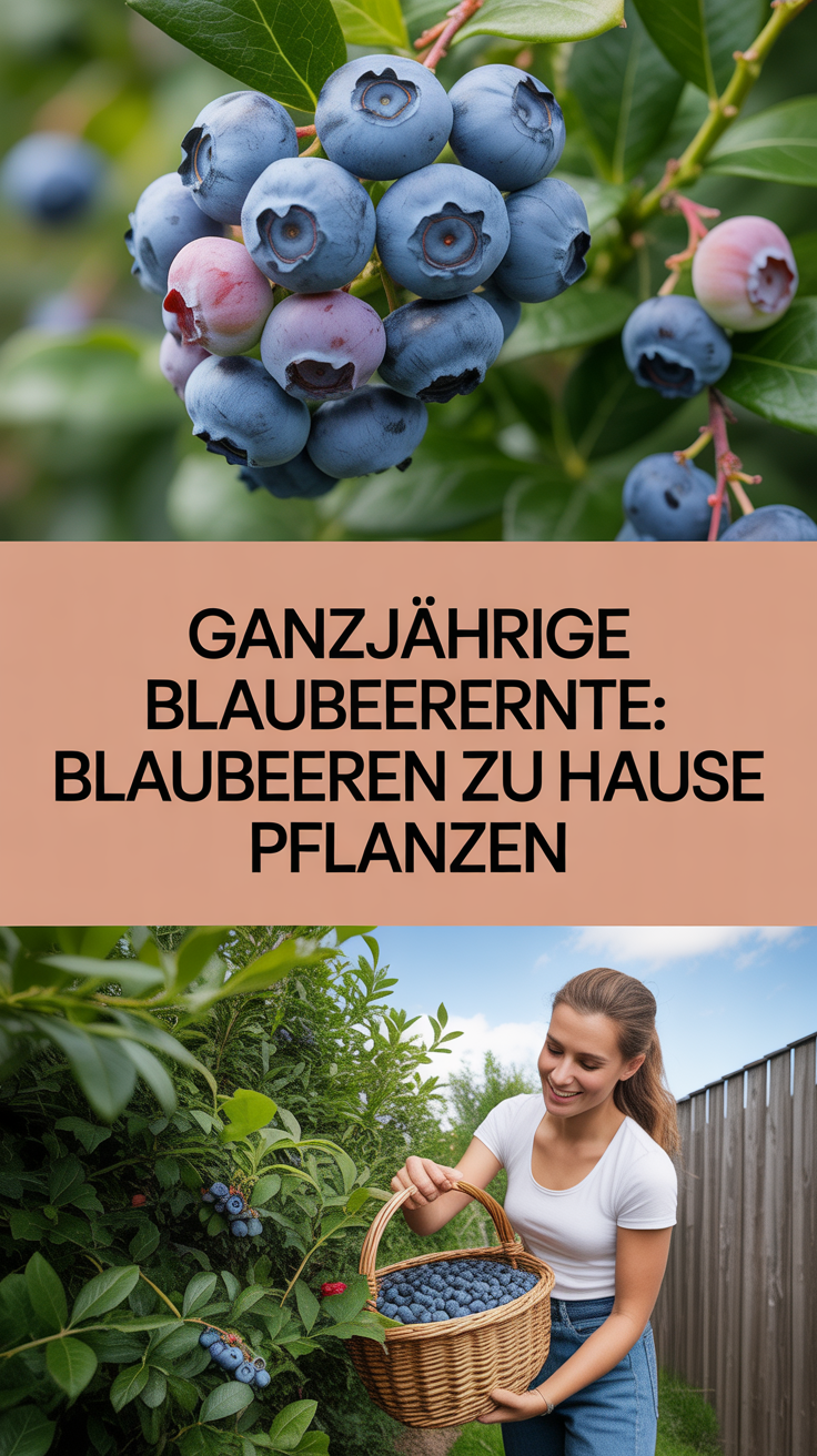 Ganzjährige Blaubeerernte: Blaubeeren zu Hause pflanzen