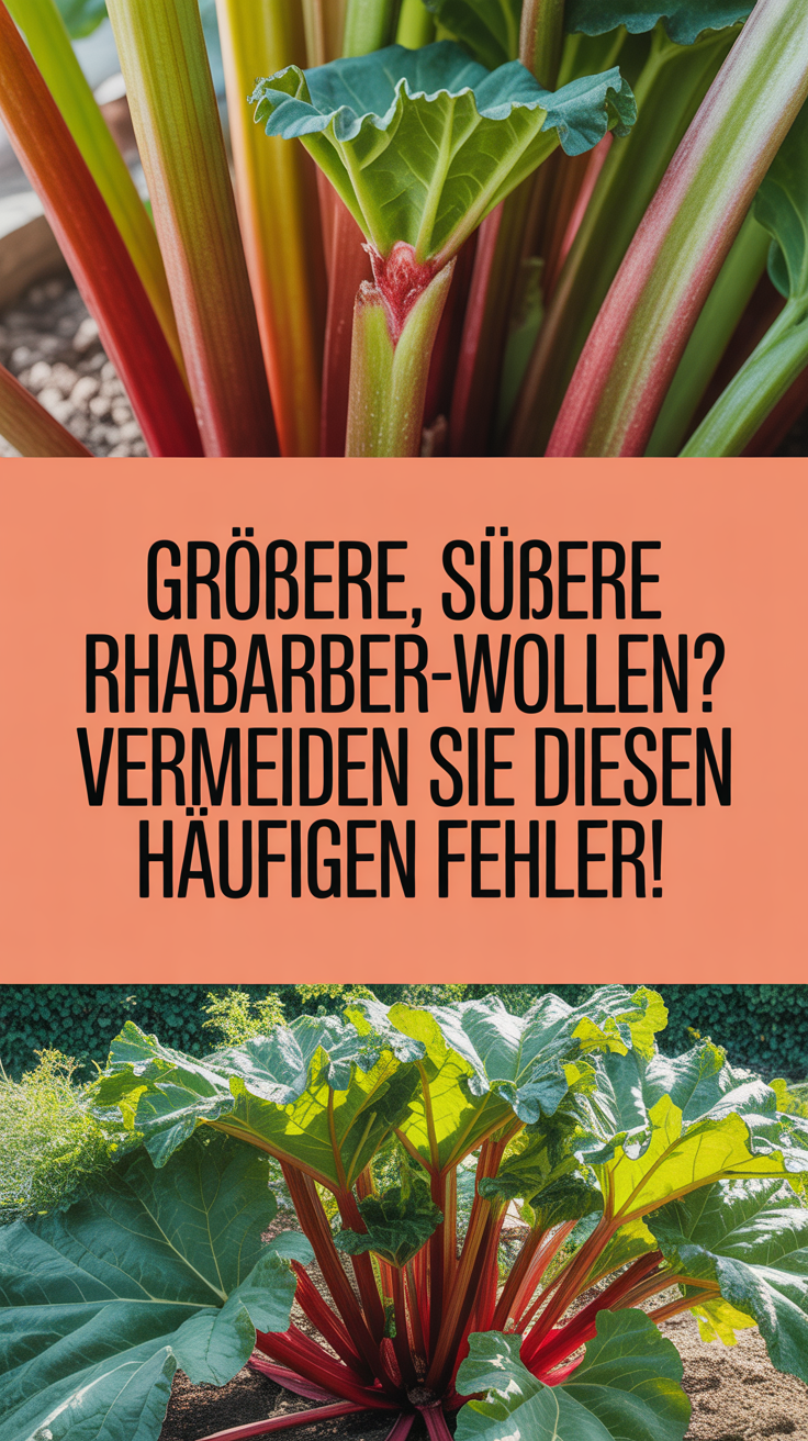 Größere, süßere Rhabarber-wollen? Vermeiden Sie diesen häufigen Fehler!
