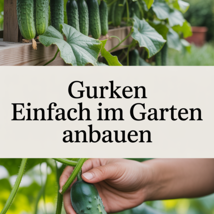 Gurken einfach im Garten anbauen