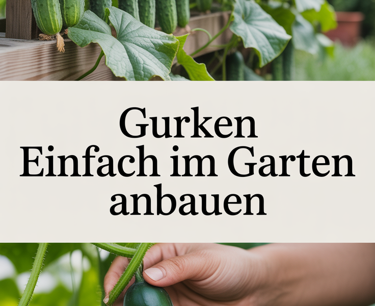 Gurken einfach im Garten anbauen
