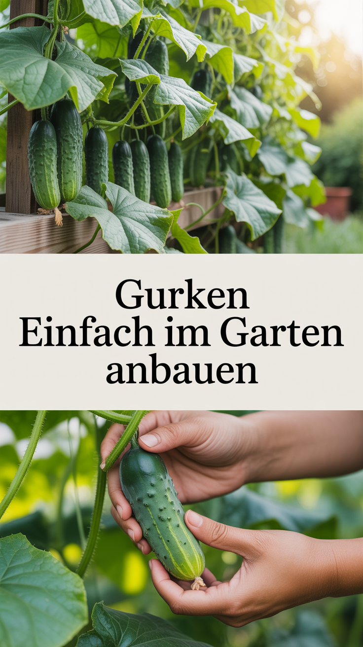 Gurken einfach im Garten anbauen
