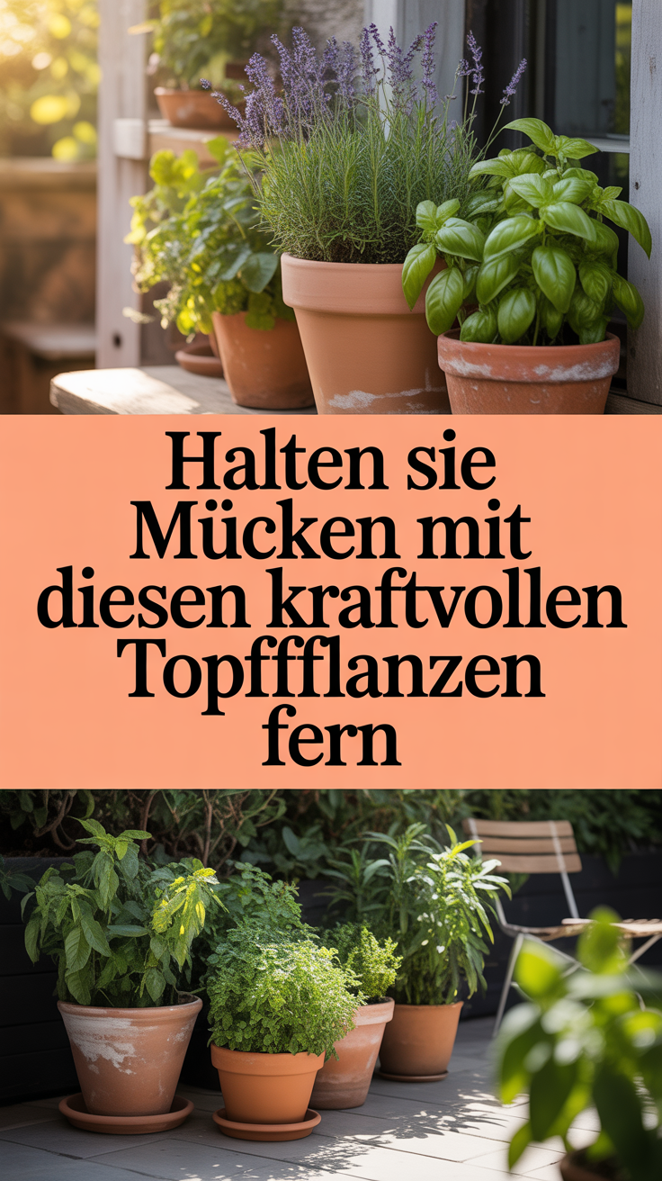 Halten Sie Mücken mit diesen kraftvollen Topfpflanzen fern