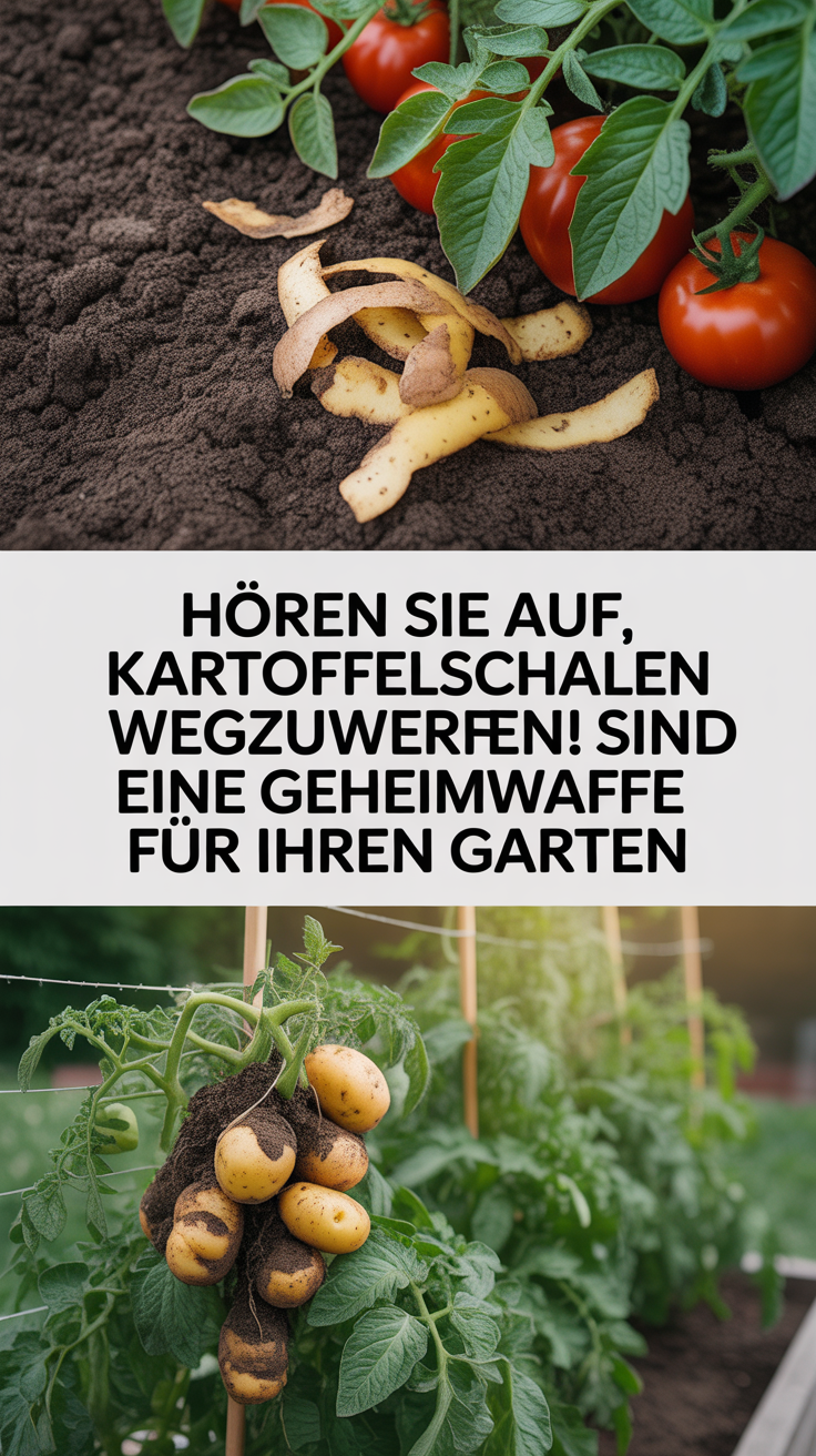 Hören Sie auf, Kartoffelschalen wegzuwerfen! Sie sind eine Geheimwaffe für Ihren Garten