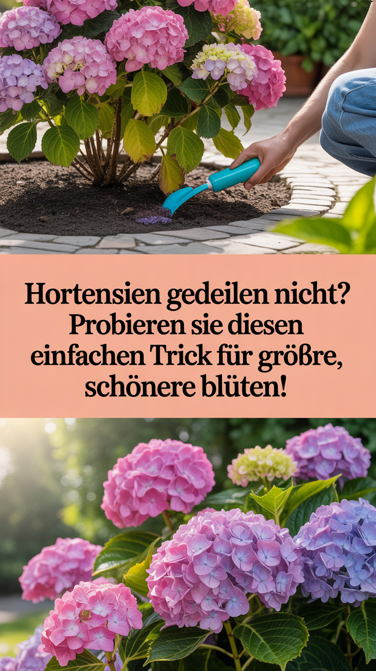 Hortensien gedeihen nicht? Probieren Sie diesen einfachen Trick für größere, schönere Blüten!