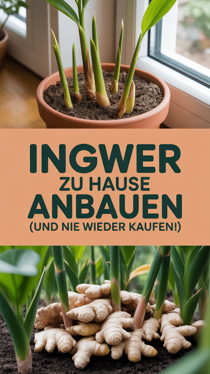 Ingwer zu Hause anbauen (und nie wieder kaufen!)