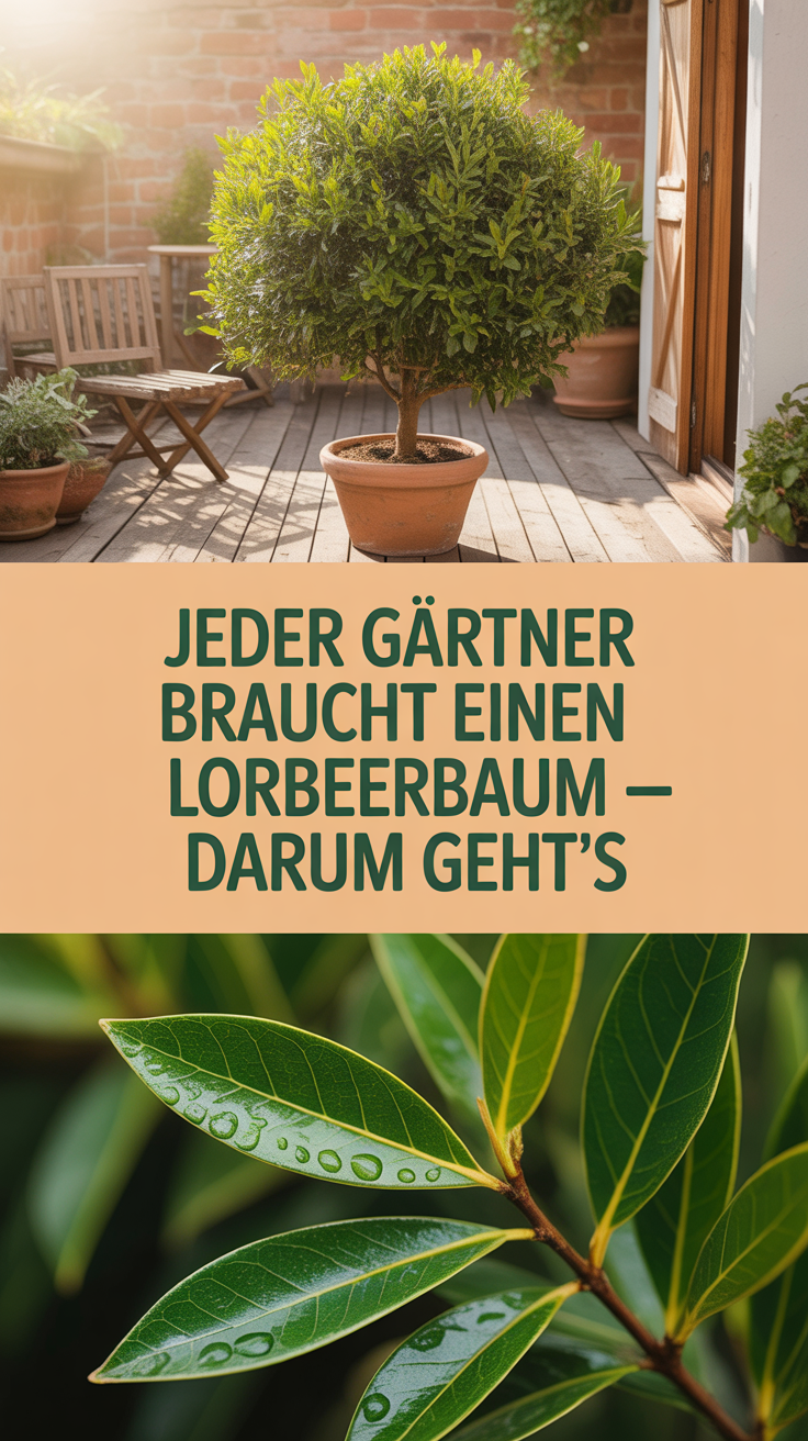 Jeder Gärtner braucht einen Lorbeerbaum – darum geht’s