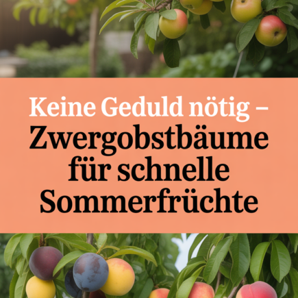 Keine Geduld nötig – Zwergobstbäume für schnelle Sommerfrüchte