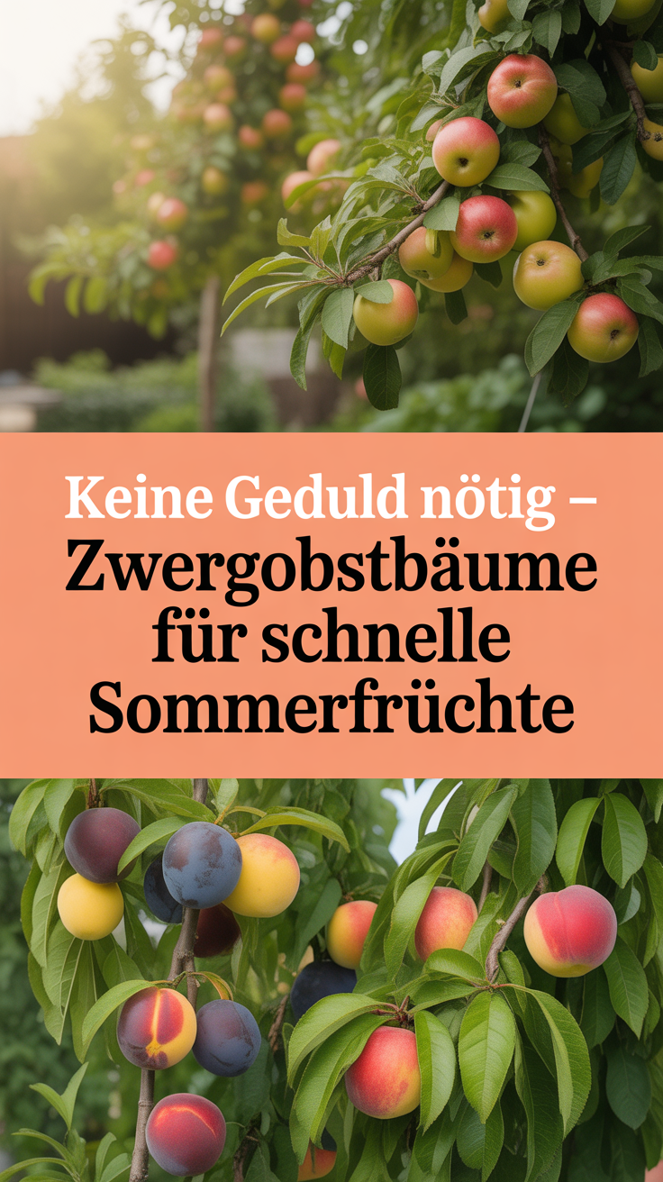 Keine Geduld nötig – Zwergobstbäume für schnelle Sommerfrüchte