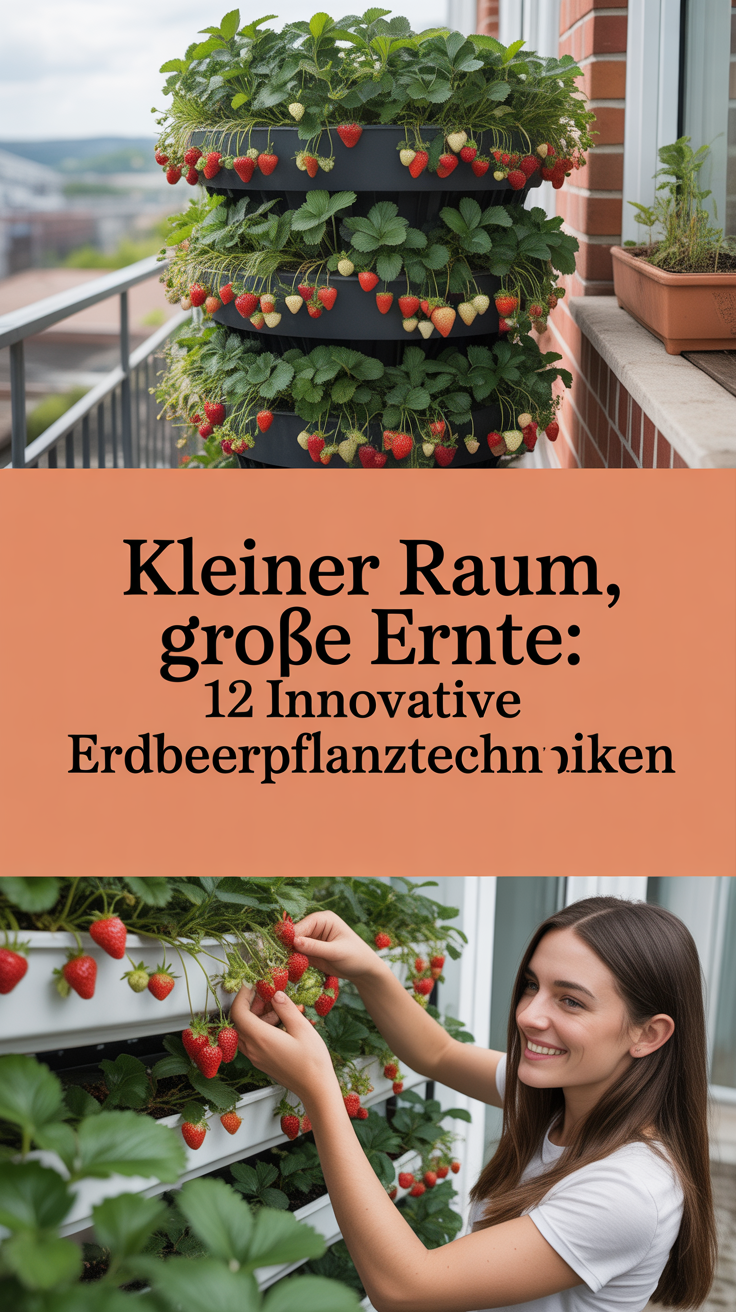 Kleiner Raum, große Ernte: 12 innovative Erdbeerpflanztechniken