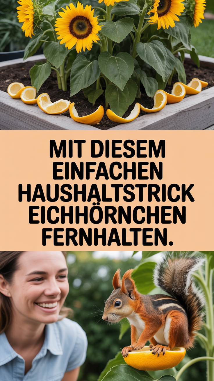 Mit diesem einfachen Haushaltstrick Eichhörnchen fernhalten