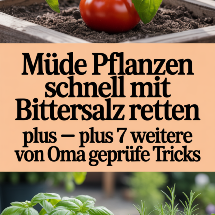 Müde Pflanzen schnell mit Bittersalz retten – plus 7 weitere von Oma geprüfte Tricks