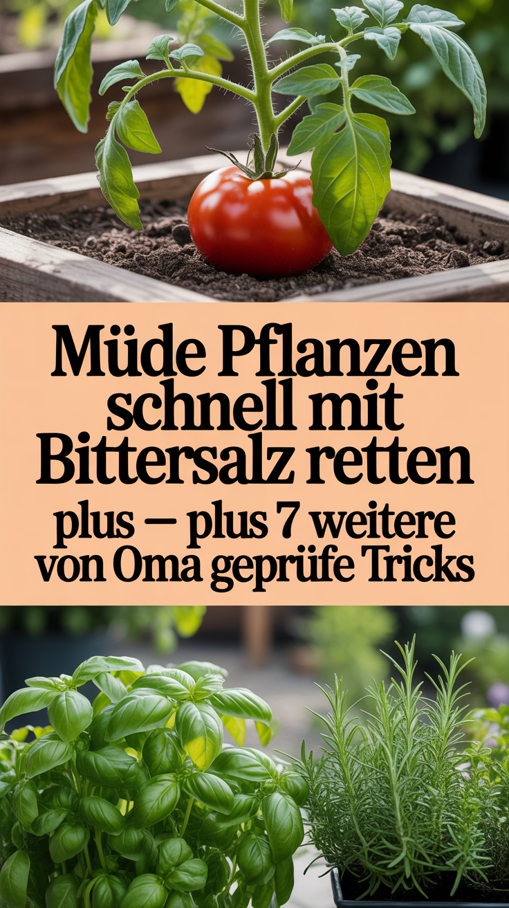 Müde Pflanzen schnell mit Bittersalz retten – plus 7 weitere von Oma geprüfte Tricks
