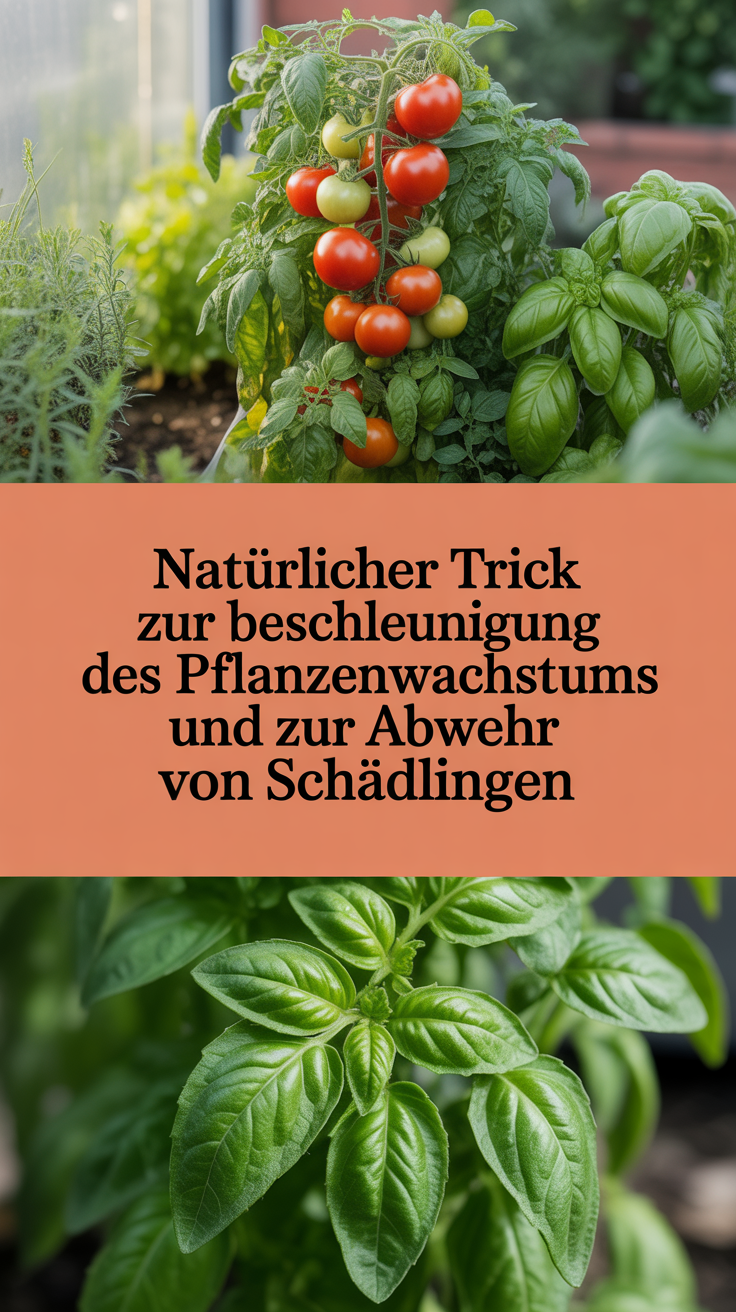 Natürlicher Trick zur Beschleunigung des Pflanzenwachstums und zur Abwehr von Schädlingen