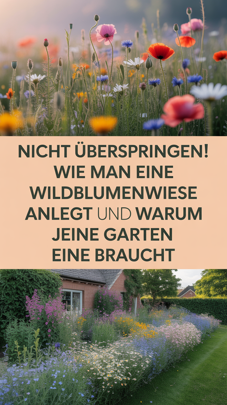 Nicht überspringen! Wie man eine Wildblumenwiese anlegt und warum jeder Garten eine braucht