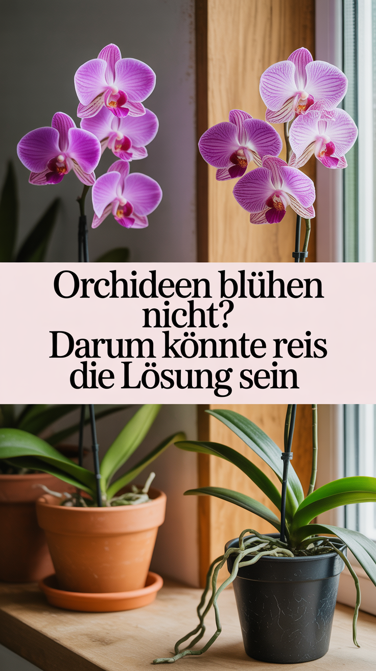 Orchideen blühen nicht? Darum könnte Reis die Lösung sein