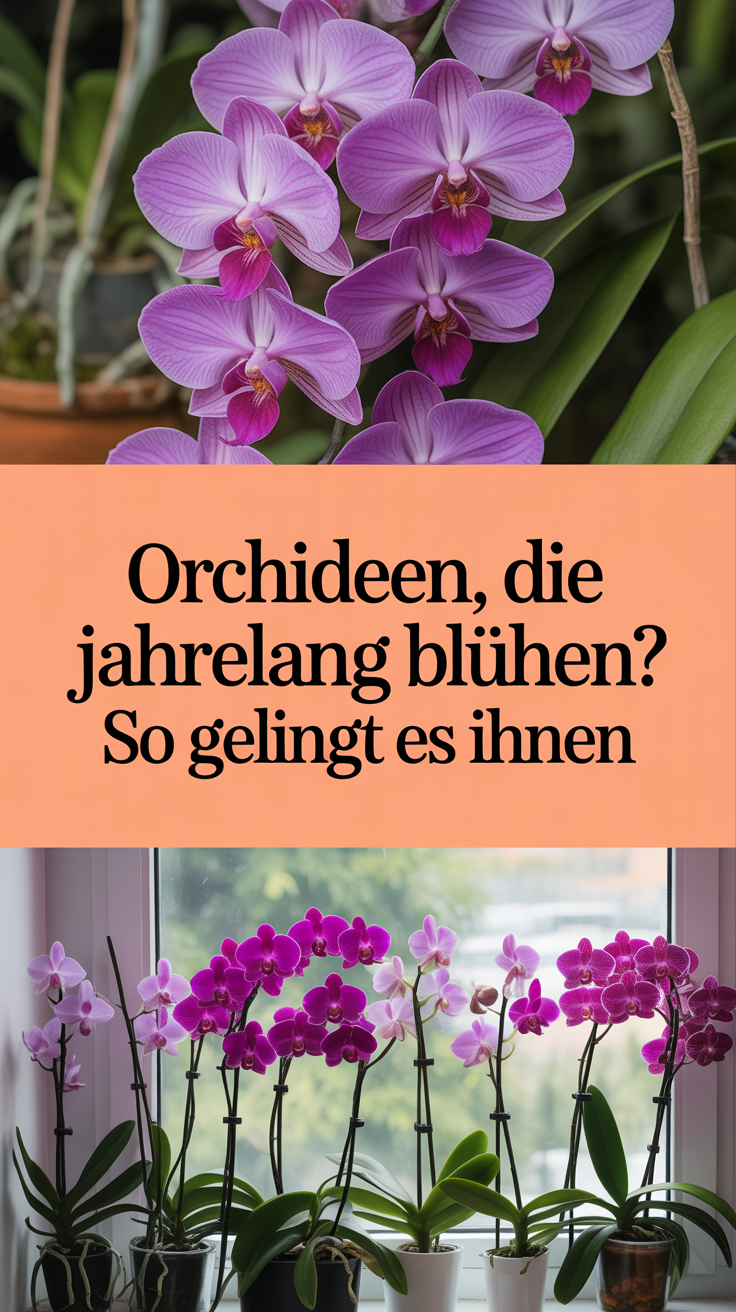 Orchideen, die jahrelang blühen? So gelingt es Ihnen