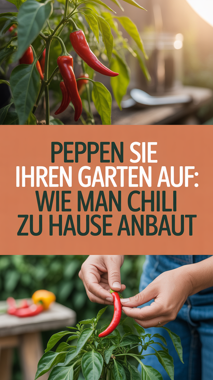 Peppen Sie Ihren Garten auf: Wie man Chili zu Hause anbaut