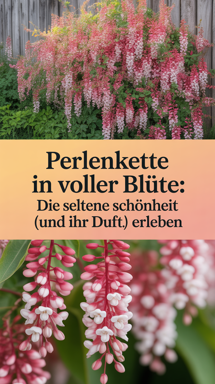 Perlenkette in voller Blüte: Die seltene Schönheit (und ihr Duft!) erleben