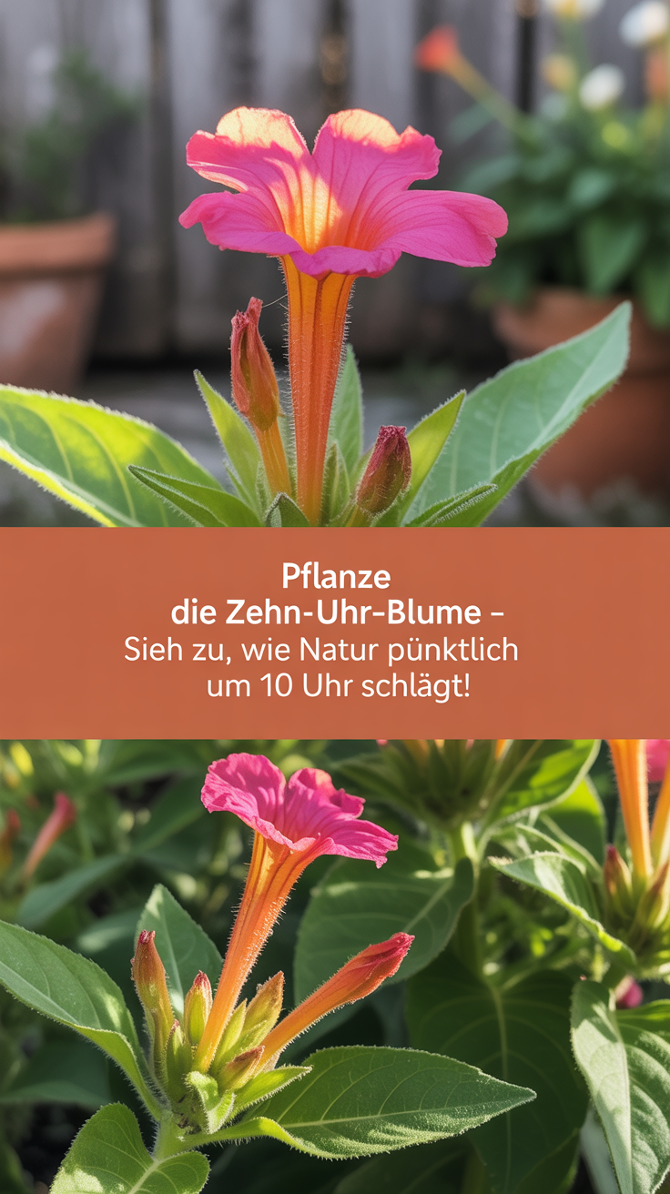 Pflanze die Zehn-Uhr-Blume – Sieh zu, wie die Natur pünktlich um 10 Uhr schlägt!