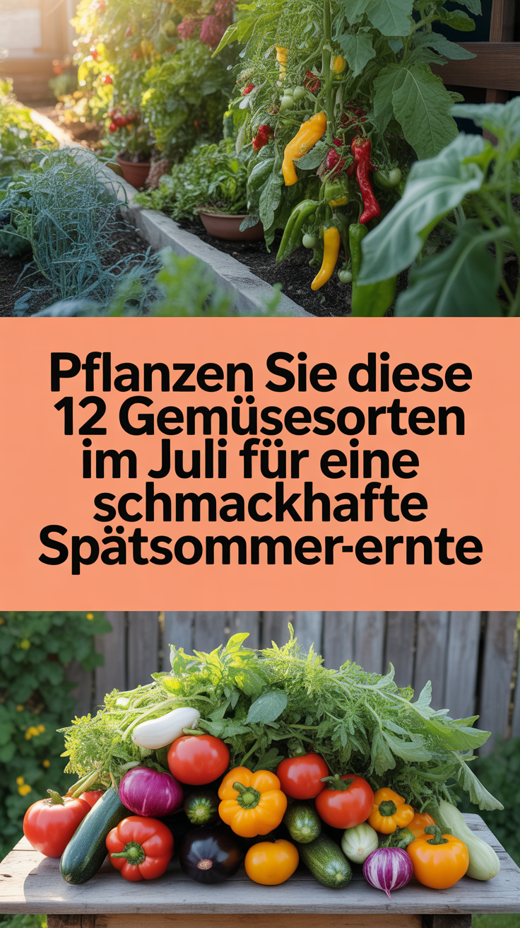 Pflanzen Sie diese 12 Gemüsesorten im Juli für eine schmackhafte Spätsommer-Ernte