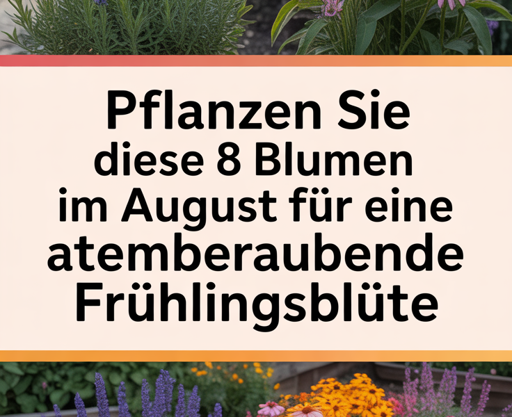 Pflanzen Sie diese 8 Blumen im August für eine atemberaubende Frühlingsblüte