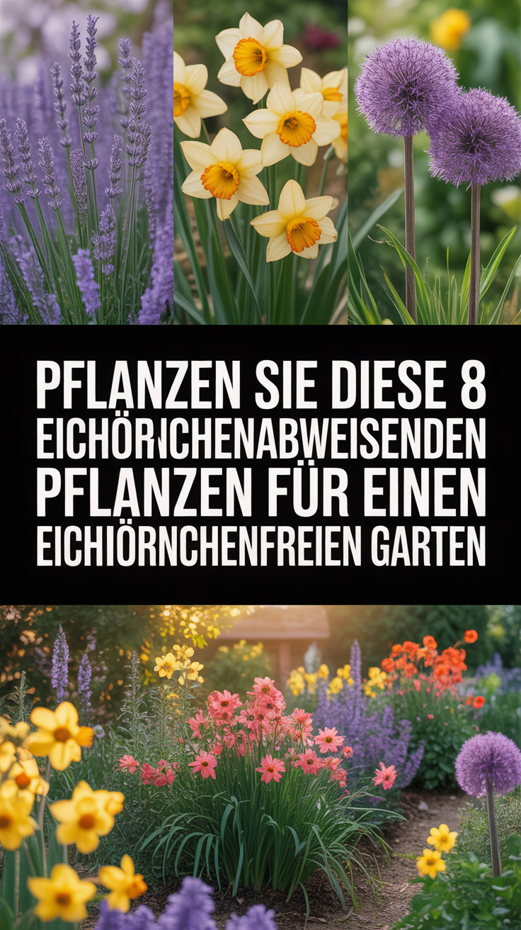 Pflanzen Sie diese 8 eichhörnchenabweisenden Pflanzen für einen eichhörnchenfreien Garten