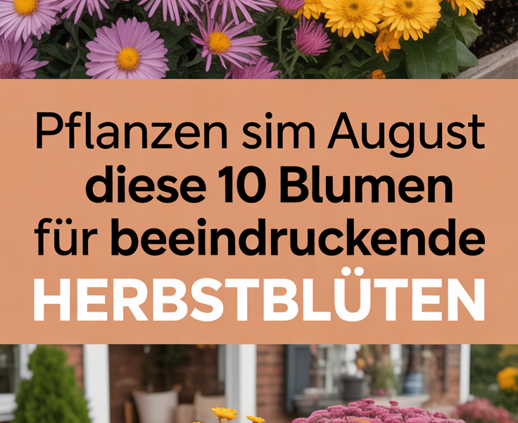 Pflanzen Sie im August diese 10 Blumen für beeindruckende Herbstblüten