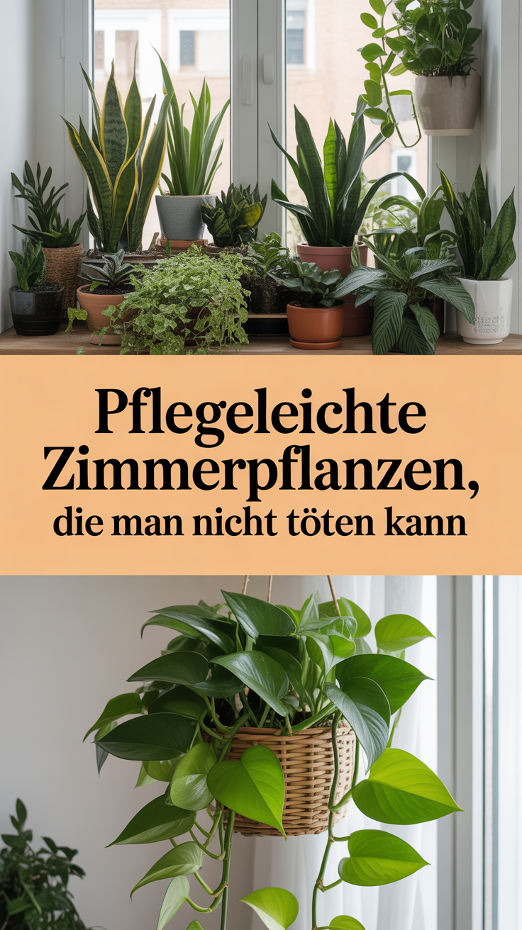 Pflegeleichte Zimmerpflanzen, die man nicht töten kann