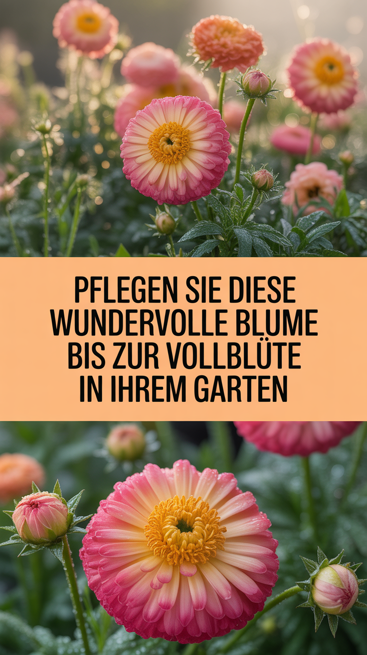 Pflegen Sie diese wundervolle Blume bis zur Vollblüte in Ihrem Garten