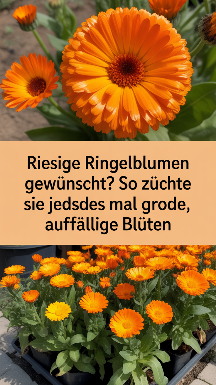 Riesige Ringelblumen gewünscht? So züchten Sie jedes Mal große, auffällige Blüten