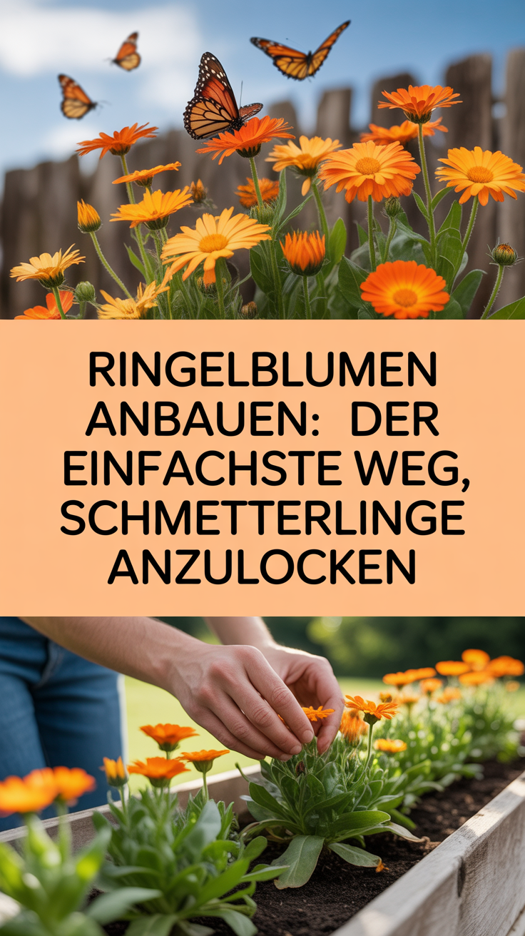 Ringelblumen anbauen: Der einfachste Weg, Schmetterlinge anzulocken