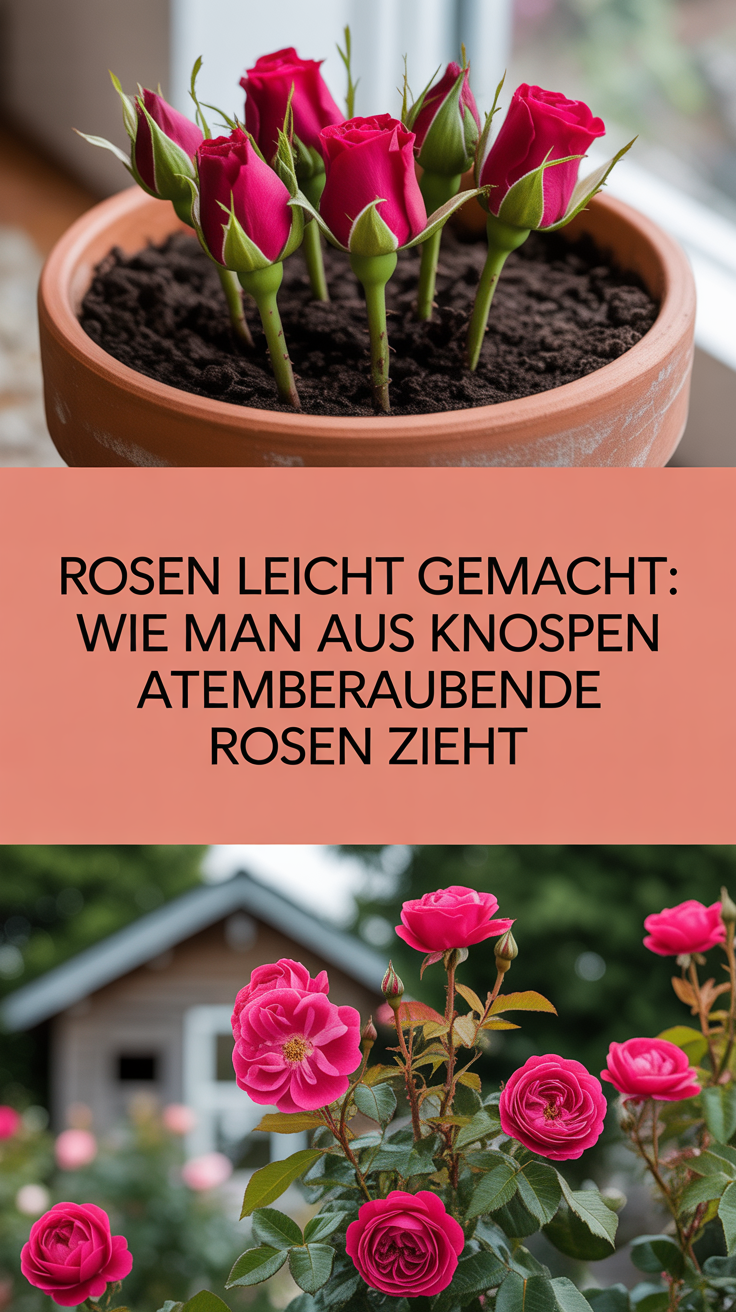 Rosen leicht gemacht: Wie man aus Knospen atemberaubende Rosen zieht