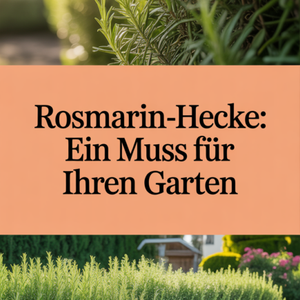 Rosmarin-Hecke: Ein Muss für Ihren Garten