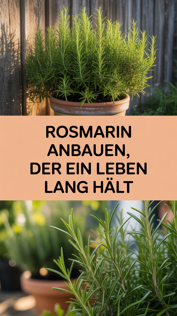 Rosmarin anbauen, der ein Leben lang hält