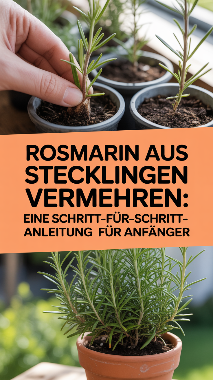 Rosmarin aus Stecklingen vermehren: Eine Schritt-für-Schritt-Anleitung für Anfänger