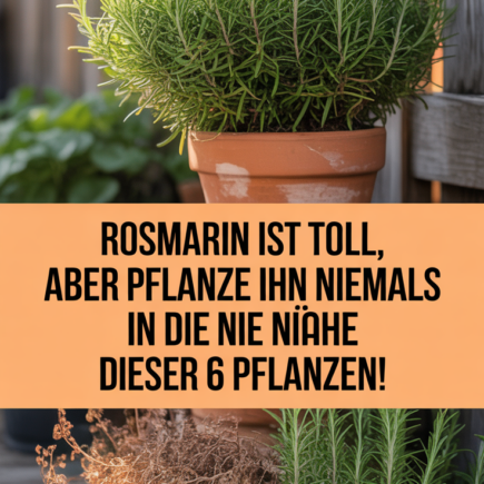 Rosmarin ist toll, aber pflanze ihn niemals in die Nähe dieser 6 Pflanzen!