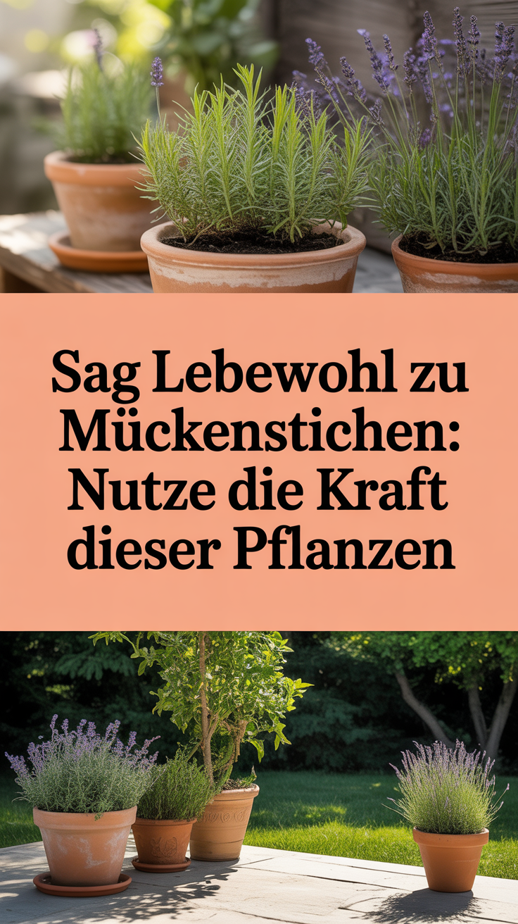 Sag Lebewohl zu Mückenstichen: Nutze die Kraft dieser Pflanzen