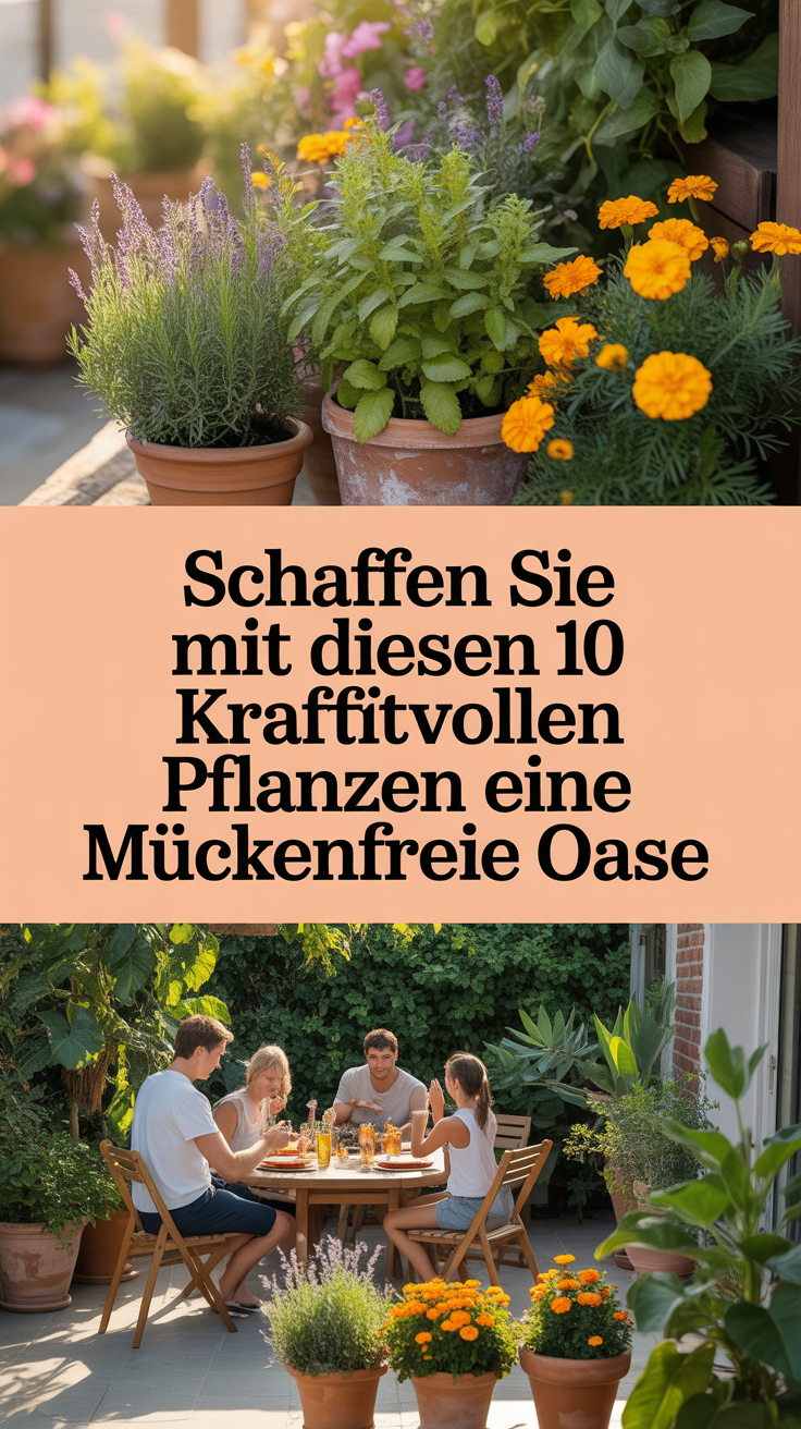 Schaffen Sie mit diesen 10 kraftvollen Pflanzen eine Mückenfreie Oase