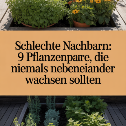 Schlechte Nachbarn: 9 Pflanzenpaare, die niemals nebeneinander wachsen sollten
