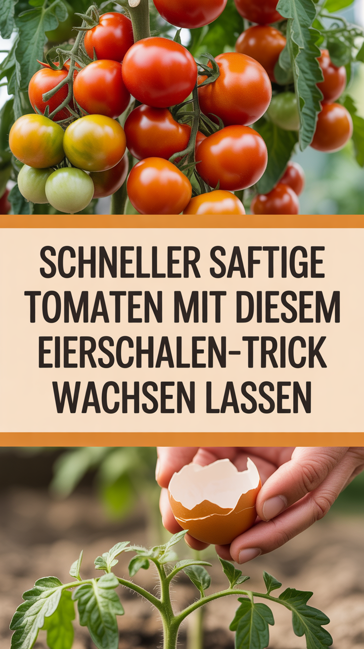Schneller saftige Tomaten mit diesem Eierschalen-Trick wachsen lassen